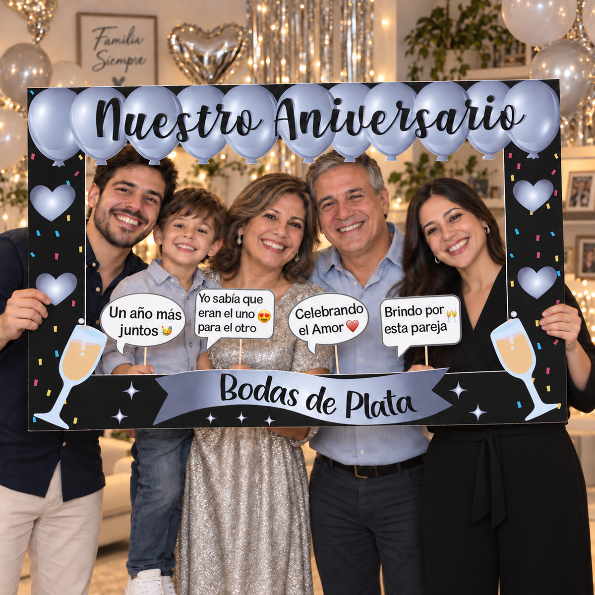 Marco Selfie Aniversario Bodas de Plata