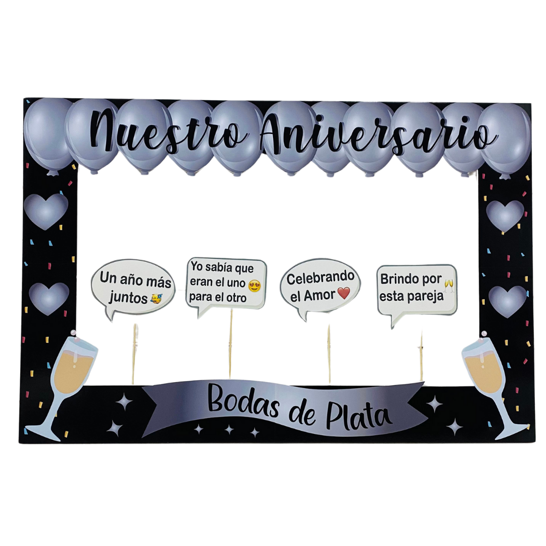 Marco Selfie Aniversario Bodas de Plata