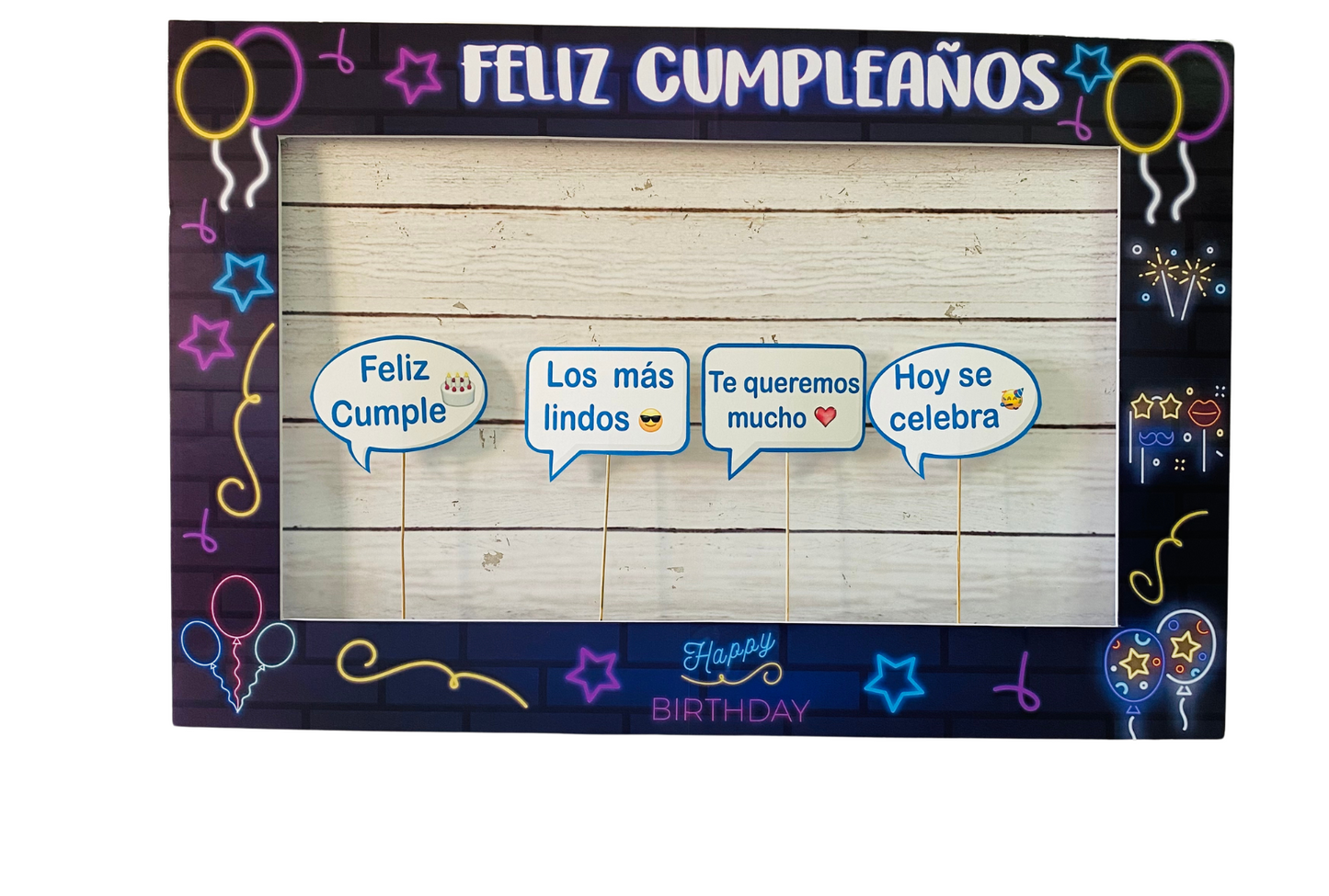 Marco Selfie Cumpleaños Fluor 1