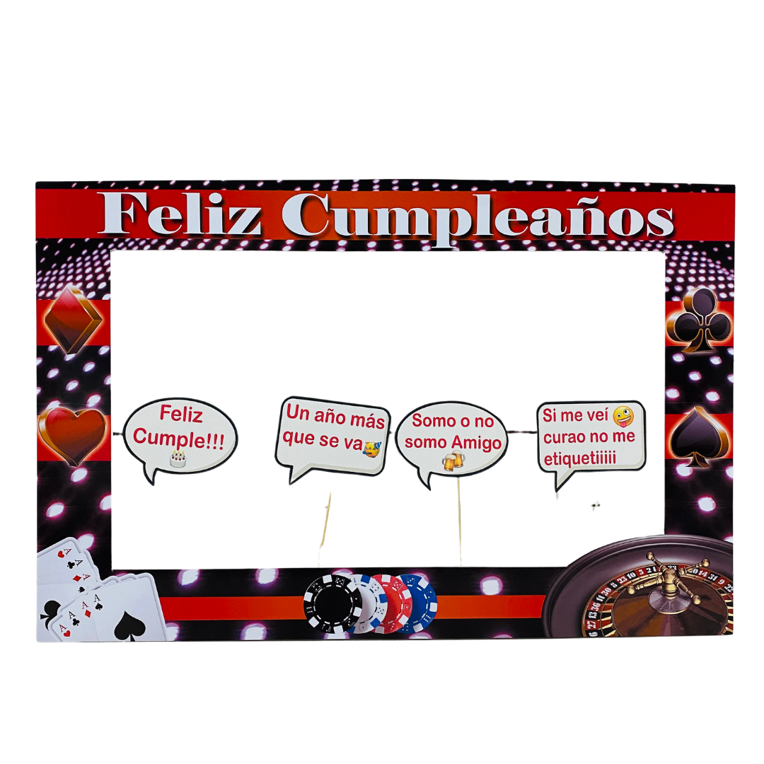 Marco Selfie Cumpleaños Ruleta