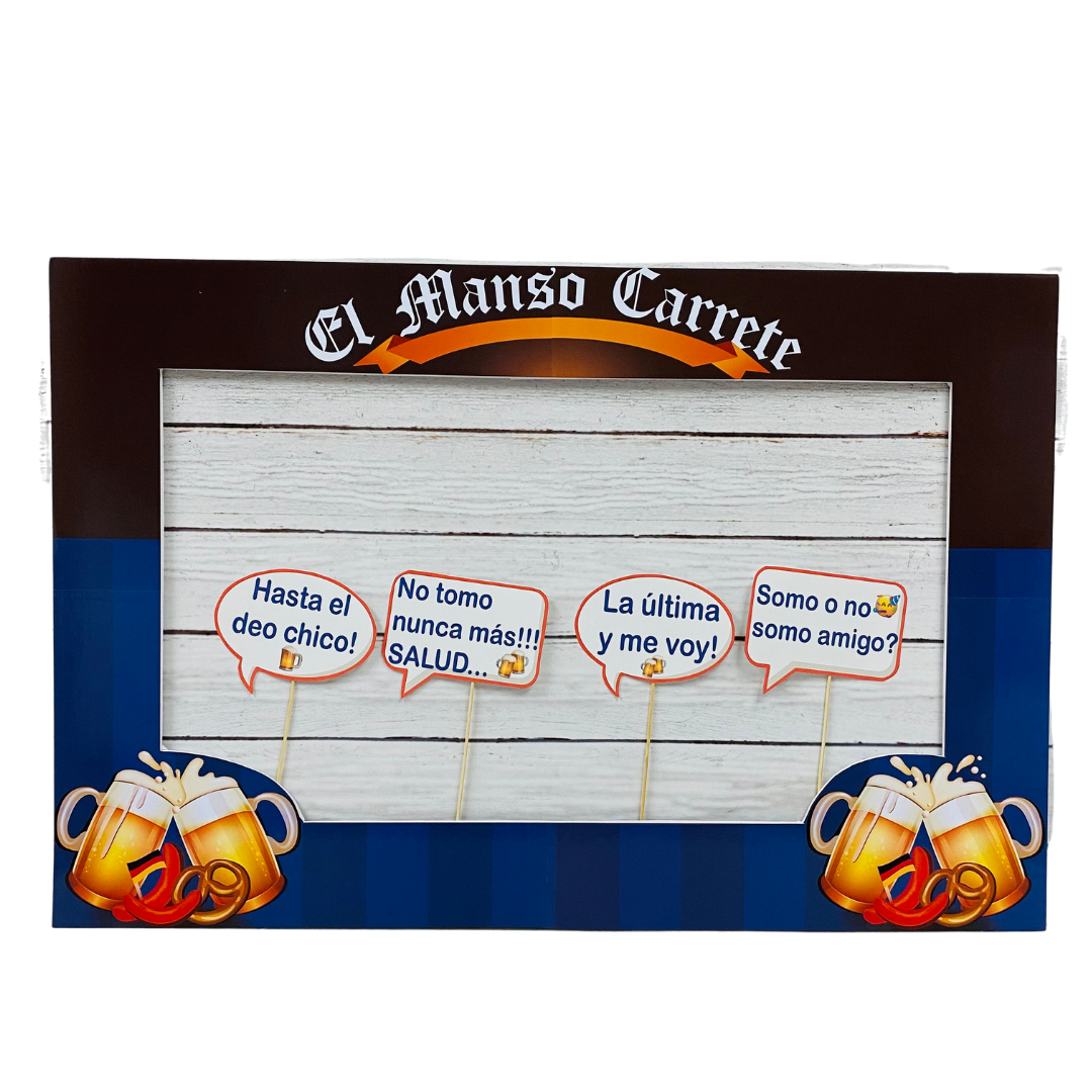 Marco Selfie Cumpleaños El Manso Carrete Cerveza