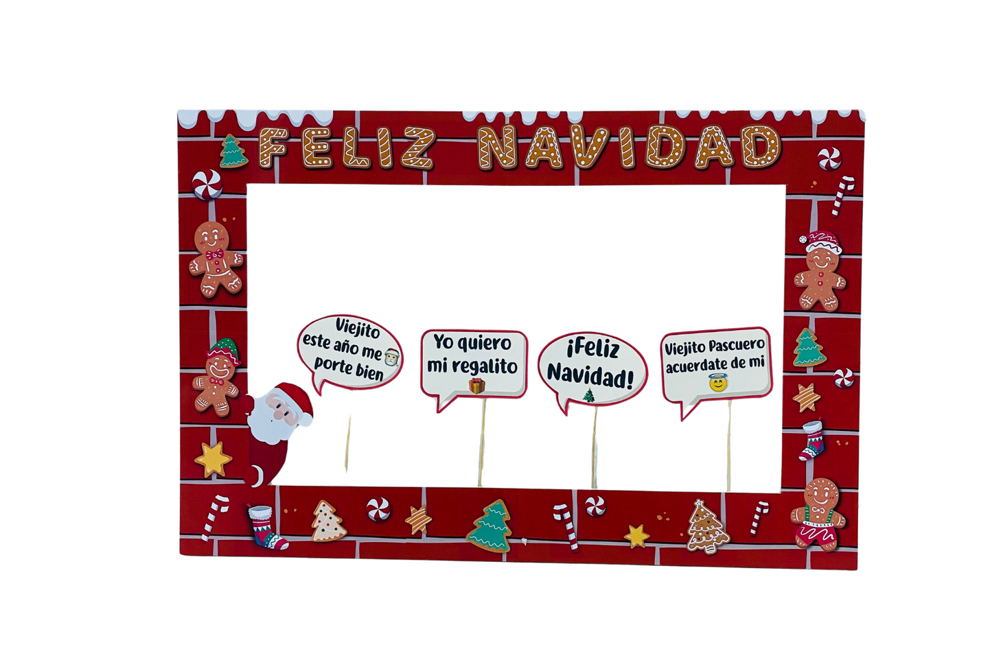 Marco Selfie Feliz Navidad Viejito Pascuero