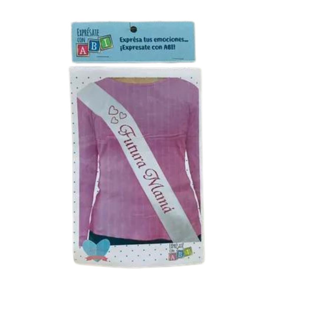 Banda Baby Shower Futura Mama Rosada