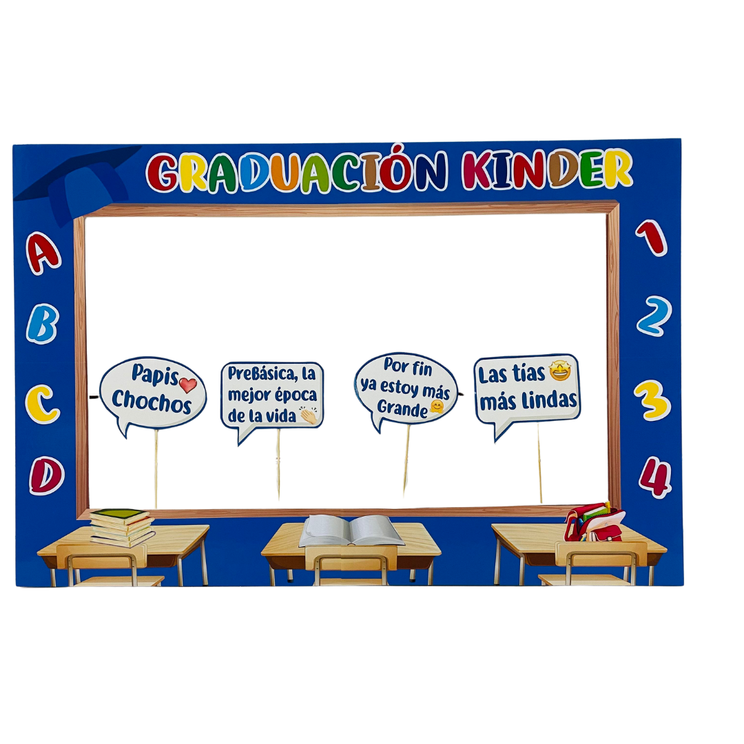 Marco Selfie Graduación Kínder