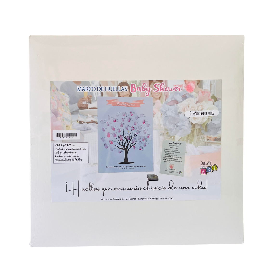 Marco de Huella Diseño Árbol Niña