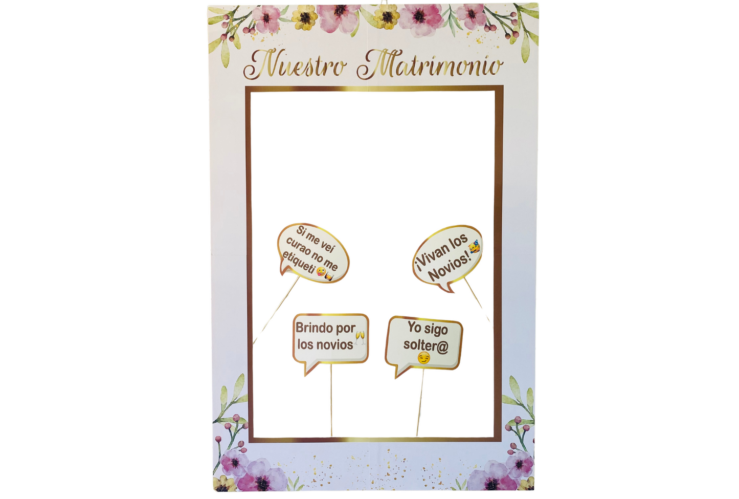 Marco Selfie Matrimonio Romántico Primavera