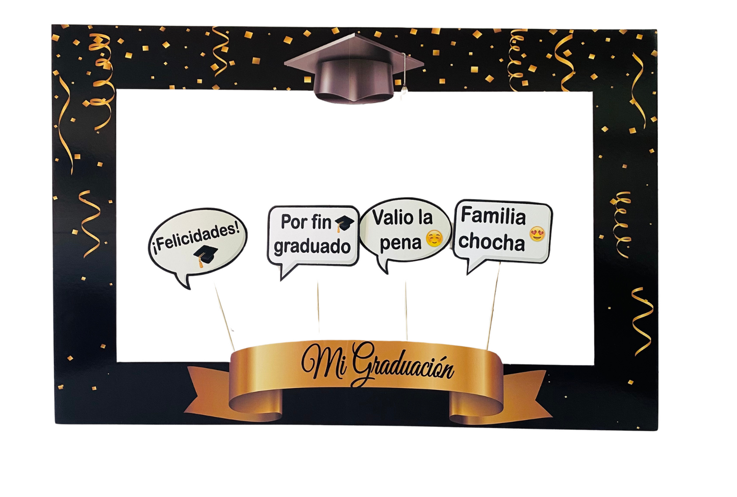 Marco Selfie Mi Graduación Birrete