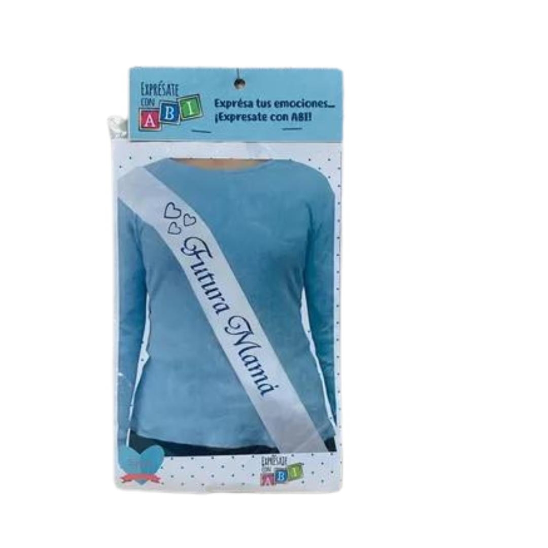 Banda Baby Shower Futura Mama Celeste