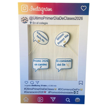Marco Selfie Último Primer Día de Clases 4to medio 2026 Instagram