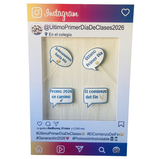 Marco Selfie Último Primer Día de Clases 4to medio 2026 Instagram