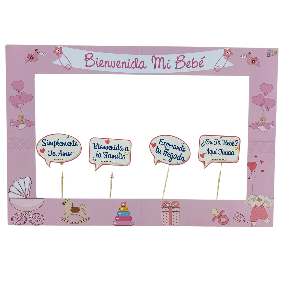 Marco Selfie Bbay Shower Dormitorio Bebé Niña