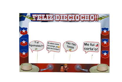 Marco Selfie Fiestas Patrias Feliz Dieciocho