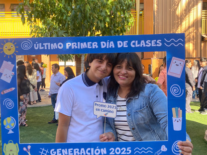 Marco Selfie Último Primer Día de Clases 4to medio 2026