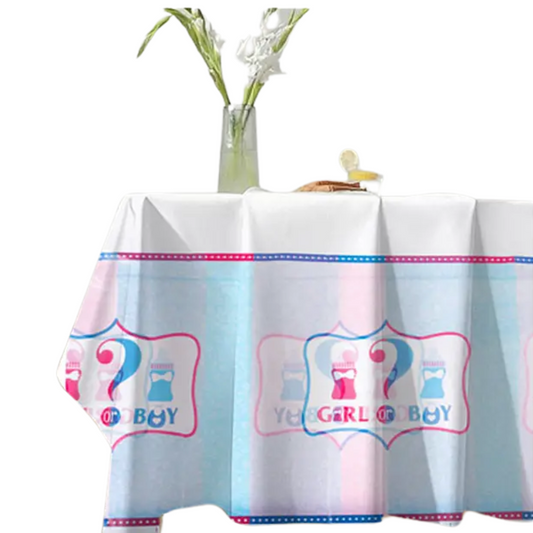 Mantel plástico Girl or boy 108*180cm