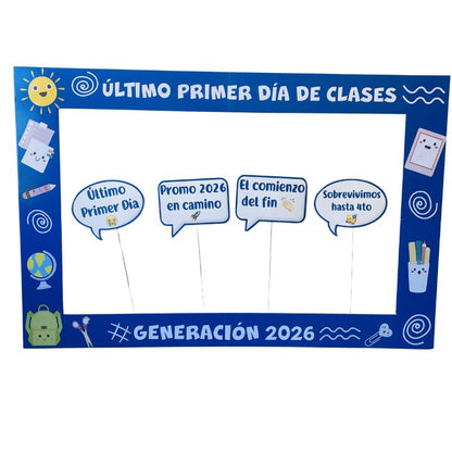 Marco Selfie Último Primer Día de Clases 4to medio 2026