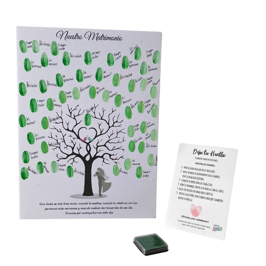 Marco de huellas estándar Matrimonio 40 huellas