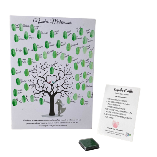 Marco de huellas estándar Matrimonio 40 huellas