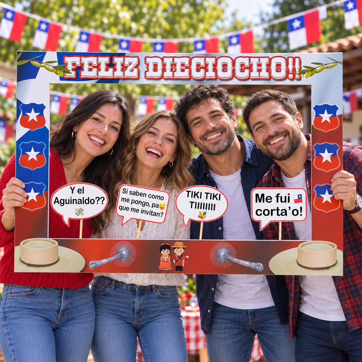 Marco Selfie Fiestas Patrias Feliz Dieciocho